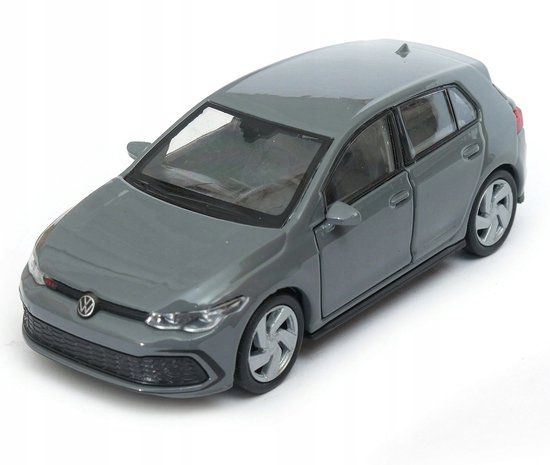 Volkswagen Golf 8 GTI Modelauto Welly 1:34 Grijs van Merkloos