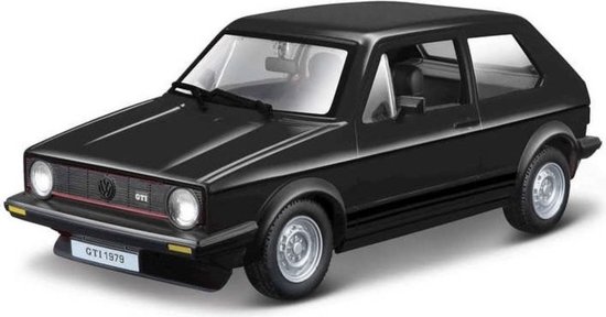 Volkswagen Golf Mk1 GTI (1979) – Bburago 1:24 - Modelauto - Schaalmodel - Model auto  - Miniatuurauto - Miniatuur autos van Volkswagen