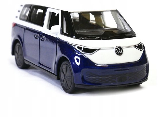 Volkswagen ID. Buzz Modelauto 1:34 Welly Nex Blauw van Merkloos