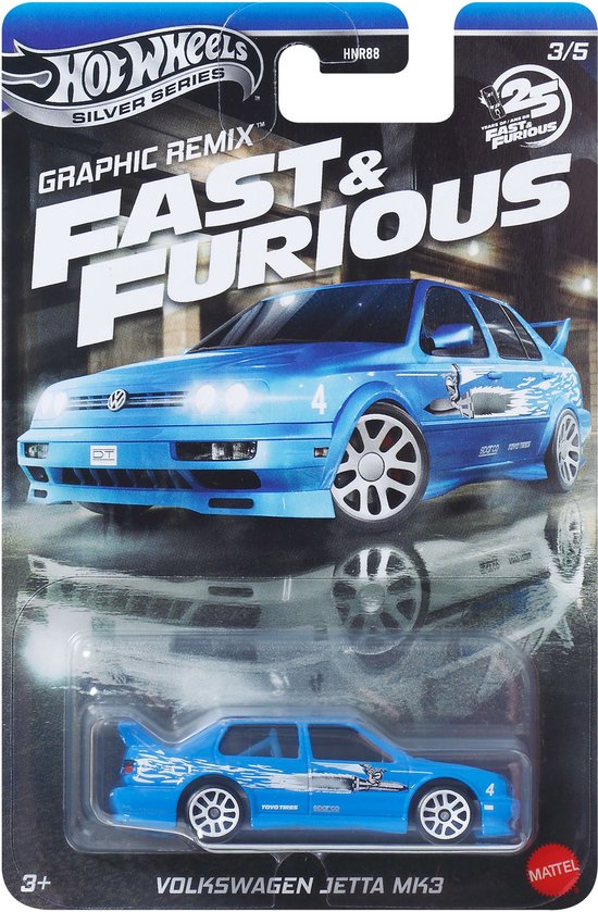 Volkswagen Jetta MK3 | Fast & Furious | 1:64 HotWheels JBY46 van Merkloos