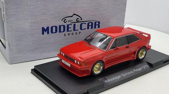 Volkswagen Scirocco Rieger GTO Rood 1:18 MCG van Merkloos
