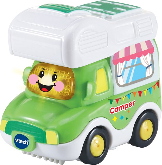 VTech Toet Toet Auto's Cas Camper - Speelgoed Auto - Speelfiguur - Educatief Babyspeelgoed - Liedjes & Melodietjes - Cadeau - Speelgoed 1 tot 5 Jaar van VTech