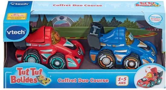 VTECH - TUT TUT BOLIDES - RACEDUO SET (LOUIS + TOM) - Meerkleurig van Merkloos