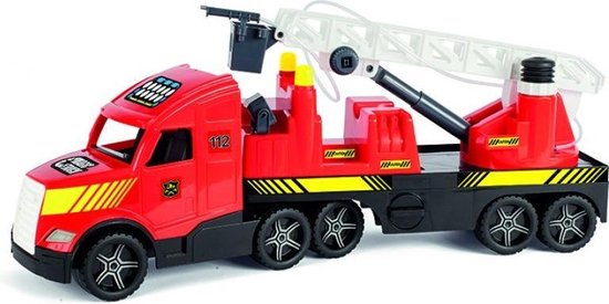 Wader Mega Brandweer Truck 79cm - Rood van Wader