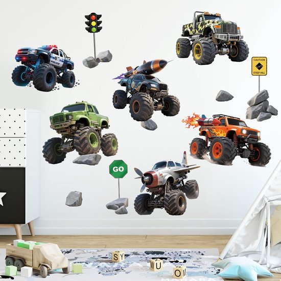 Wandstickers Racing Auto's voor Kinderen