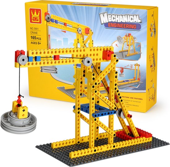 Wange Mechanical Engineering - Compatibel met grote merken - Bouwset 3 in 1 - 165 onderdelen van WANGE