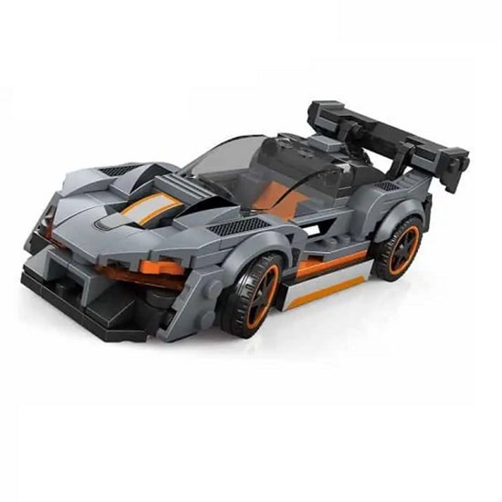 Wange supercar 2880 - raceauto grijs - 172 pcs - 6+ van Merkloos