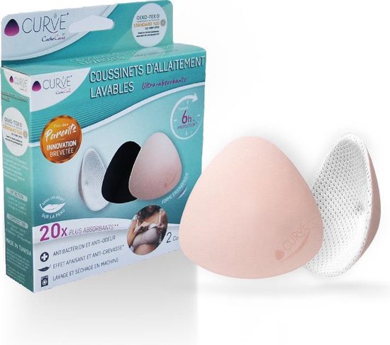 Wasbare zoogcompressen Curve Slim van Carriwell