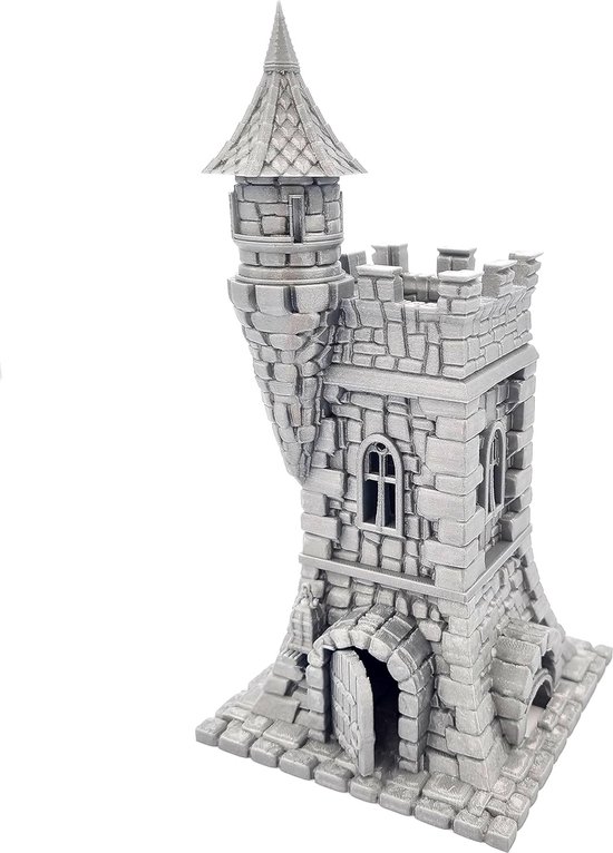 Watchman's Tower Wizard's Terrain Scenery voor tafelblad & RPG 28-32 mm miniaturen oorlogsspel rekwisieten DnD & D, 3D-geprint en overschilderbaar