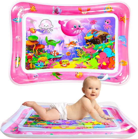 Waterspeelmat baby - Waterspeelgoed baby - Water speelmat baby - Speelkleed - Kinderspeelgoed - Speelmat - Water speelgoed van Kluxon