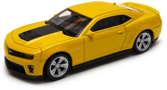 Welly 1:43 Chevrolet Camaro ZL1 Geel Modelauto van Welly