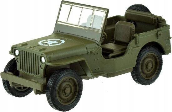 Welly 1941 Jeep Willys MB Leger modelauto 1:34 van Merkloos