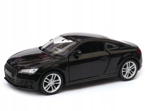 Welly Audi TT Coupe 2014 Modelauto Schaal 1:34 Zwart van Merkloos