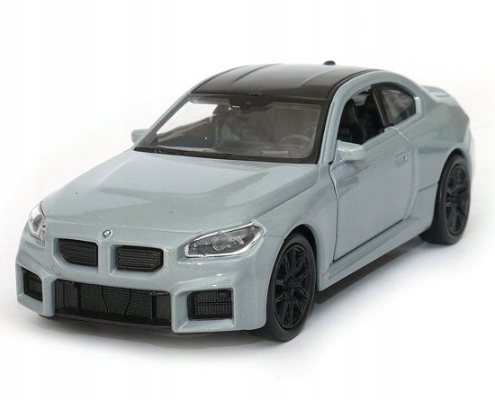 Welly BMW M2 modelauto 1:34 metaal grijs van Merkloos