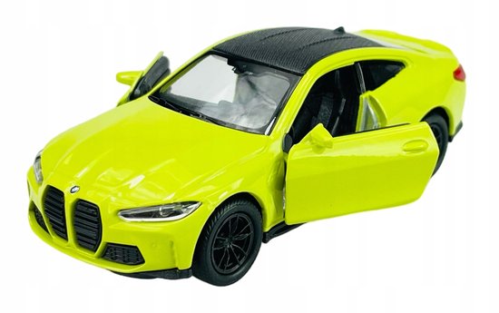 Welly BMW M4 G82 Metaal Model Auto 1:34 Groen - Nieuw van Merkloos