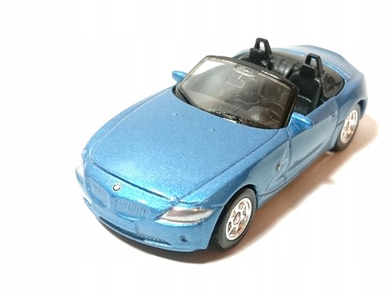 Welly BMW Z4 Modelauto 1:60 - Blauw Metaal & Kunststof van Welly