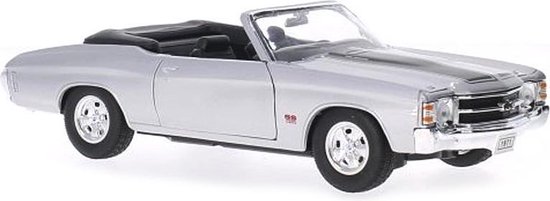 WELLY CHEVROLET CHEVELLE SS 454 CONVERTIBLE 1971 schaalmodel 1:36 van Welly