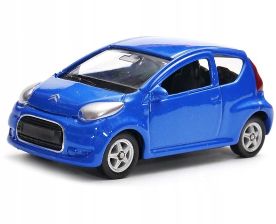 Welly Citroën C1 modelauto schaal 1:60 - Blauw van Welly