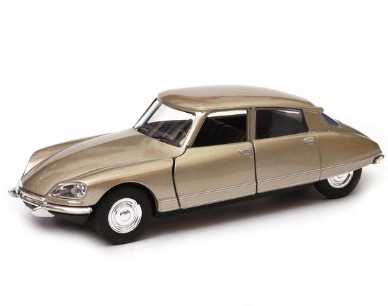 Welly Citroen DS23 1973 Modelauto Schaal 1:34 Geel van Welly