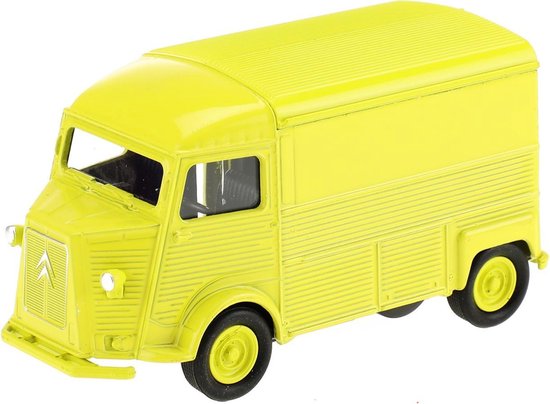 Welly Citroën Type H 4 Bus 10,5cm Geel van Welly