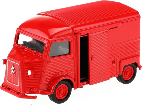 Welly Citroën Type H 4 Bus 10,5cm Rood van Welly