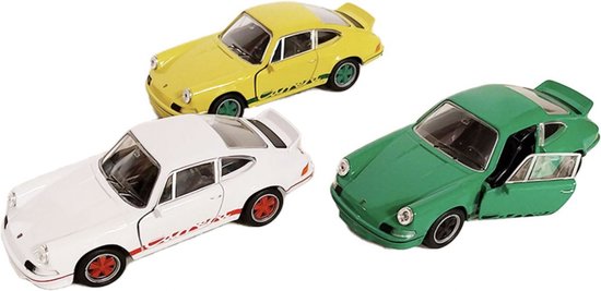Welly Die Cast 1973 Porsche 911 Carrera RS 1:36 (1st, Willekeurige Kleur) van Welly