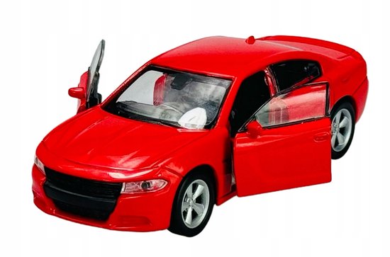 Welly Dodge Charger R/T 2016 Modelauto Rood - Openende Deuren van Welly