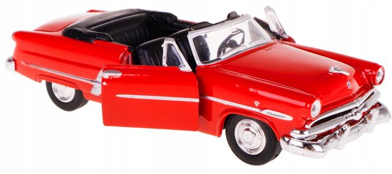 Welly Ford Crestline Sunliner Modelauto 1:34/39 Rood van Welly
