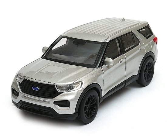 Welly Ford Explorer 1:34 Modelauto - Zilverkleurig van Welly