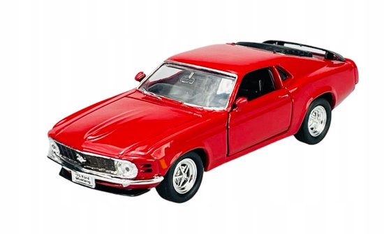 Welly Ford Mustang Boss 302 1:34 Metaal Rood Model Auto van Welly