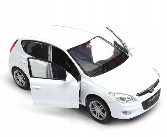Welly Hyundai i30 Modelauto Wit Metaal 1:34 van Merkloos