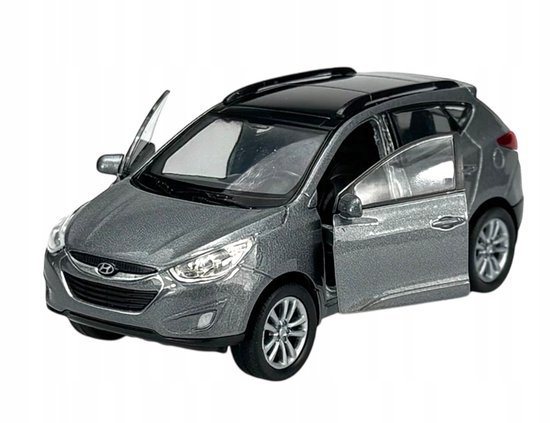 Welly Hyundai Tucson IX 35 Metaal Model Auto Schaal 1:34 Zilver van Welly