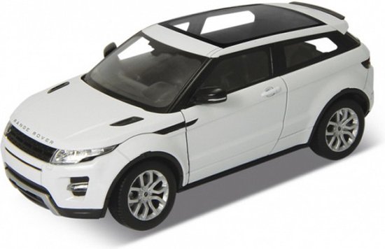 Welly Land Rover Range Rover Evoque SUV - Schaalmodel 1:24 - Wit van Merkloos