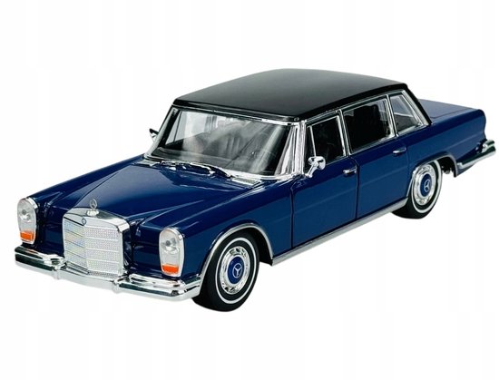 Welly Mercedes-Benz 600 Modelauto 1:24 Blauw - Metaal van Welly