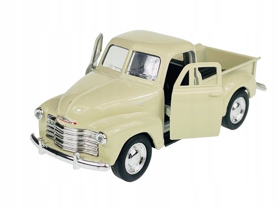 Welly Old Timer 1953 Chevrolet 3100 Pick-up Beige Metaal 1:34 van Welly