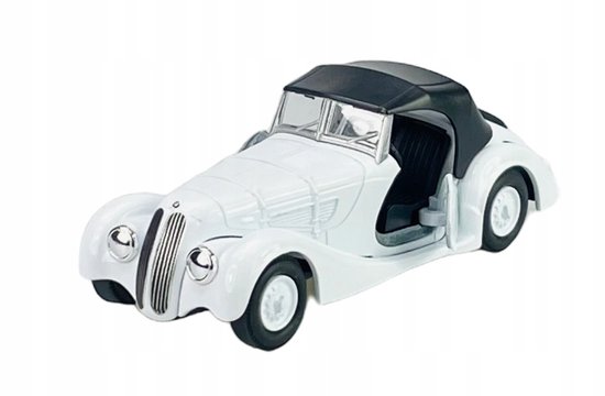 Welly Old Timer BMW 328 Wit Metaal 1:34 Model Auto van Merkloos