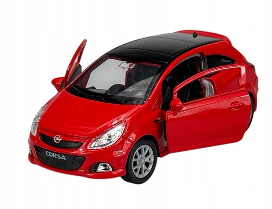 Welly Opel Corsa OPC Rood Metaal Model 1:34 - 1:39 Nieuw van Merkloos