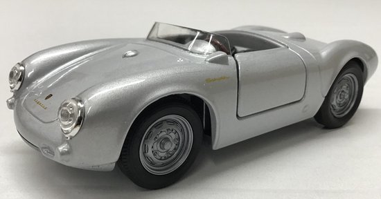 Welly Porsche 550 Spyder die cast schaalmodel met pull back motortje schaal 1:36 van Welly