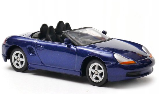 Welly Porsche Boxster Roadster modelauto 1:60 - blauw van Merkloos