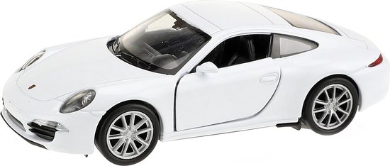 Welly Porsche Sportwagen Wit 11 Cm van Welly