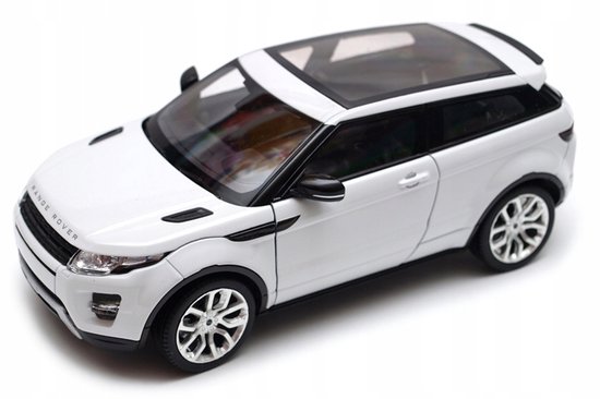 Welly Range Rover Evoque modelauto 1:34-39 wit van Merkloos