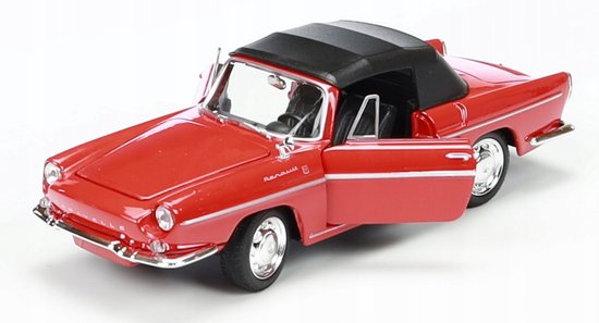 Welly Renault Caravelle modelauto schaal 1:24 - metaal, rood van Merkloos