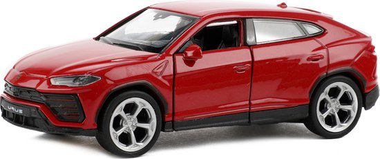 Welly Speelgoed Lamborghini auto - rood - die-cast metaal - 11 cm - Model Urus van Welly