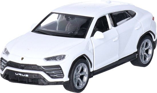 Welly Speelgoed Lamborghini auto - wit - die-cast metaal - 11 cm - Model Urus van Welly