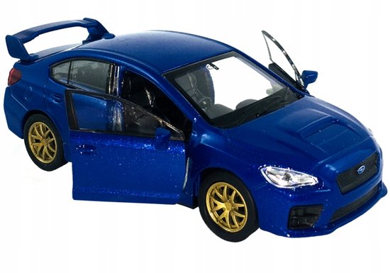 Welly Subaru WRX STI Model Auto Metaal 1:34 Blauw van Welly