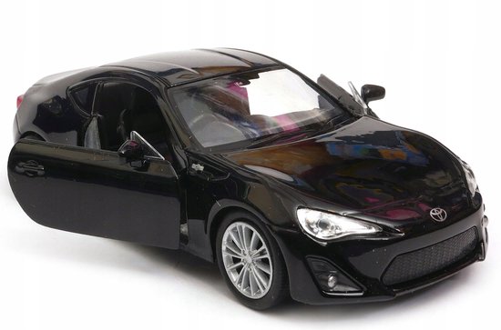 Welly Toyota 86 Modelauto 1:34 Zwart - Metalen Diecast Speelgoed van Merkloos