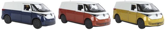 Welly Volkswagen ID Buzz Cargo verkoop per stuk die cast pull back motor 11,5 cm speelgoed auto van Welly
