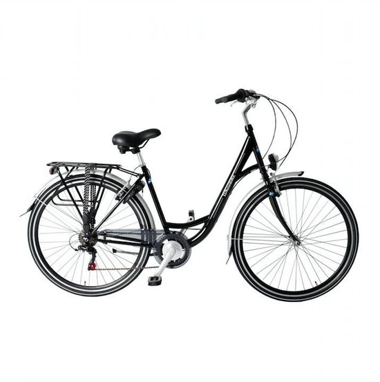 Wheelerz damesfiets 57cm zwart rijklaar van Wheelerz