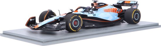 Williams F1 FW45 Spark Modelauto 1:18 2023 Alex Albon Williams Racing 18S968 Singapore GP Marina van Spark