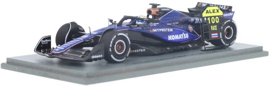 Williams F1 FW46 Spark Models Modelauto 1:43 2024 Alexander Albon 100th GP Williams Racing S9559 van Spark Models